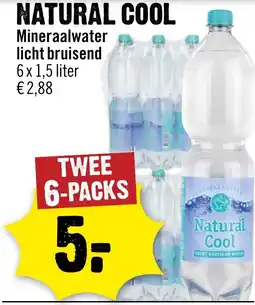 Dirck 3 Natural cool Mineraalwater licht bruisend aanbieding