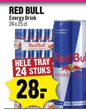 Dirck 3 Red bull energy drink aanbieding