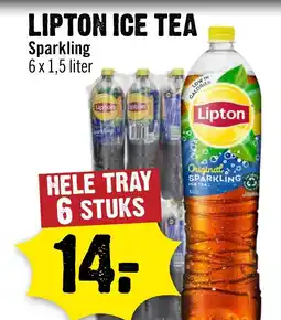 Dirck 3 Lipton ice tea Sparkling aanbieding