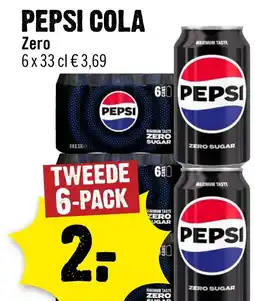 Dirck 3 Pepsi cola Zero aanbieding