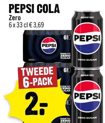 Dirck 3 Pepsi cola Zero aanbieding