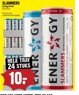 Dirck 3 SLAMMERS Energy Drink aanbieding