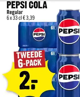 Dirck 3 PEPSI COLA Regular aanbieding