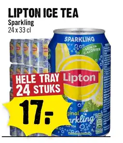 Dirck 3 Lipton ice tea sparkling aanbieding