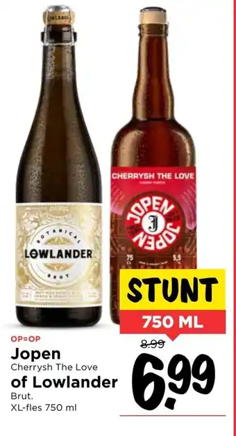 Vomar Voordeelmarkt Jopen of Lowlander 750ml aanbieding