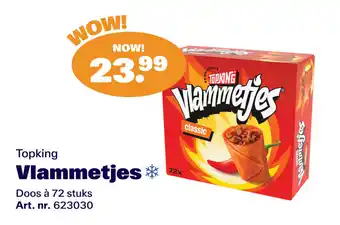 Bidfood Topking Vlammetjes aanbieding