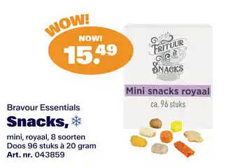 Bidfood Bravour Essentials Snacks aanbieding