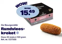 Bidfood De Bourgondiër Rundvlees kroket aanbieding