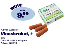 Bidfood Vleeskroketten Croquettes de viande aanbieding