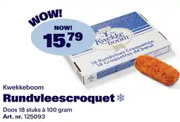Bidfood Kwekkeboom Rundvleescroquet aanbieding