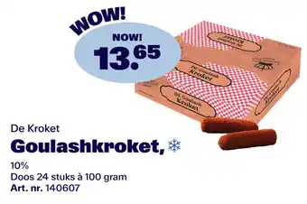 Bidfood Dé Goulash Goulashkroket aanbieding