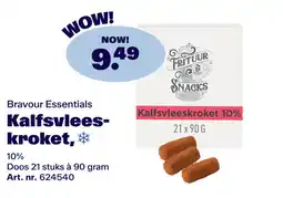 Bidfood Bravour Essentials Kalfsvlees kroket aanbieding