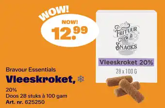 Bidfood Bravour Essentials Vleeskroket aanbieding