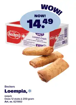 Bidfood Beckers Loempia aanbieding