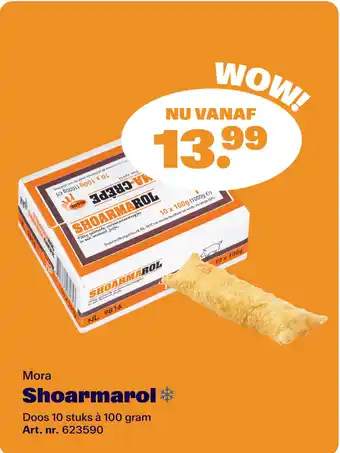 Bidfood Mora Shoarmarol aanbieding