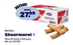 Bidfood Beckers Shoarmarol aanbieding