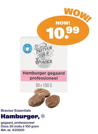 Bidfood Bravour Essentials Hamburger gegaard professioneel aanbieding