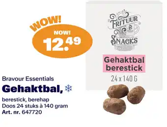 Bidfood Bravour Essentials Gehaktbal aanbieding