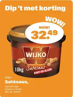 Bidfood Wijko Satésaus aanbieding