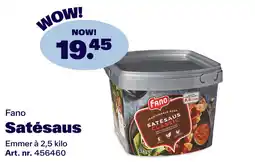 Bidfood Fano Satésaus aanbieding