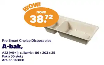 Bidfood Pro Smart Choice Disposables A bak, aanbieding