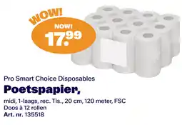 Bidfood Pro Smart Choice Disposables Poetspapier aanbieding