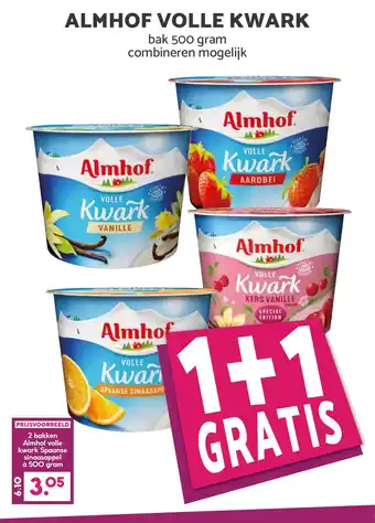 De Boerenschuur Almhof volle kwark aanbieding