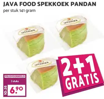 De Boerenschuur Java food spekkoek pandan aanbieding