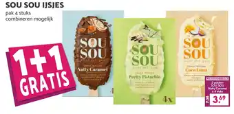 De Boerenschuur Sou sou ijsjes aanbieding