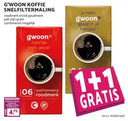 De Boerenschuur G'woon koffie snelfiltermaling aanbieding