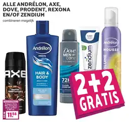 De Boerenschuur Alle andrélon, axe, dove, prodent, rexona en of zendium aanbieding