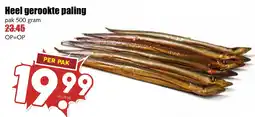 De Boerenschuur Heel gerookte paling aanbieding