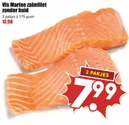 De Boerenschuur Vis Marine zalmfilet zonder huid aanbieding