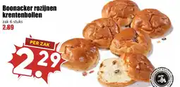 De Boerenschuur Boonacker rozijnen krentenbollen aanbieding