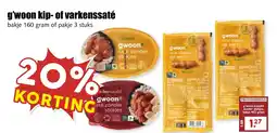 De Boerenschuur G'woon kip of varkenssaté aanbieding