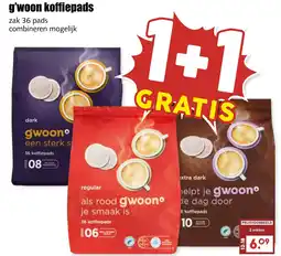 De Boerenschuur G'woon koffiepads aanbieding