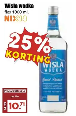 De Boerenschuur Wisla wodka aanbieding