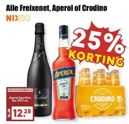 De Boerenschuur Alle Freixenet, Aperol of Crodino aanbieding