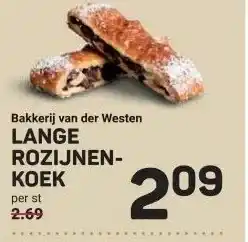 Ekoplaza LANGE ROZIJNEN- KOEK aanbieding