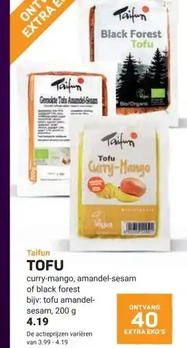 Ekoplaza Taifun TOFU aanbieding