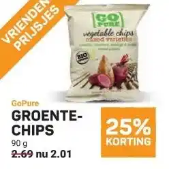 Ekoplaza GoPure GROENTE- CHIPS aanbieding