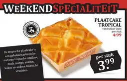 De Boerenschuur Plaatcake tropical aanbieding