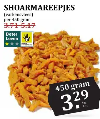 De Boerenschuur Shoarmareepjes aanbieding