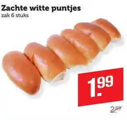 Dagwinkel Zachte witte puntjes aanbieding