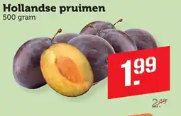 Dagwinkel Hollandse pruimen aanbieding