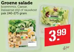 Dagwinkel Groene salade aanbieding