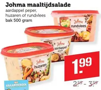 Dagwinkel Johma maaltijdsalade aanbieding