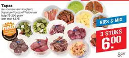 Dagwinkel Tapas aanbieding