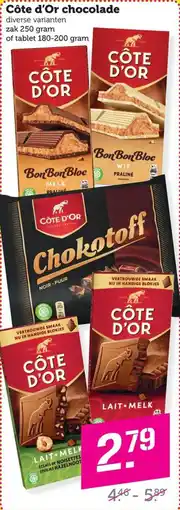 Dagwinkel Côte d'Or chocolade aanbieding