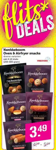 Dagwinkel Kwekkeboom Oven & efryer snaks aanbieding